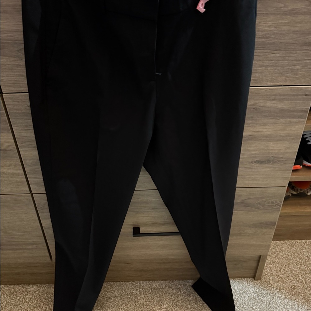 Theory Women's Black Ankle Pants